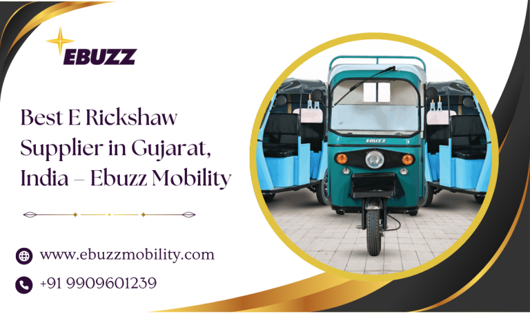 Best E Rickshaw Supplier in Gujarat, India