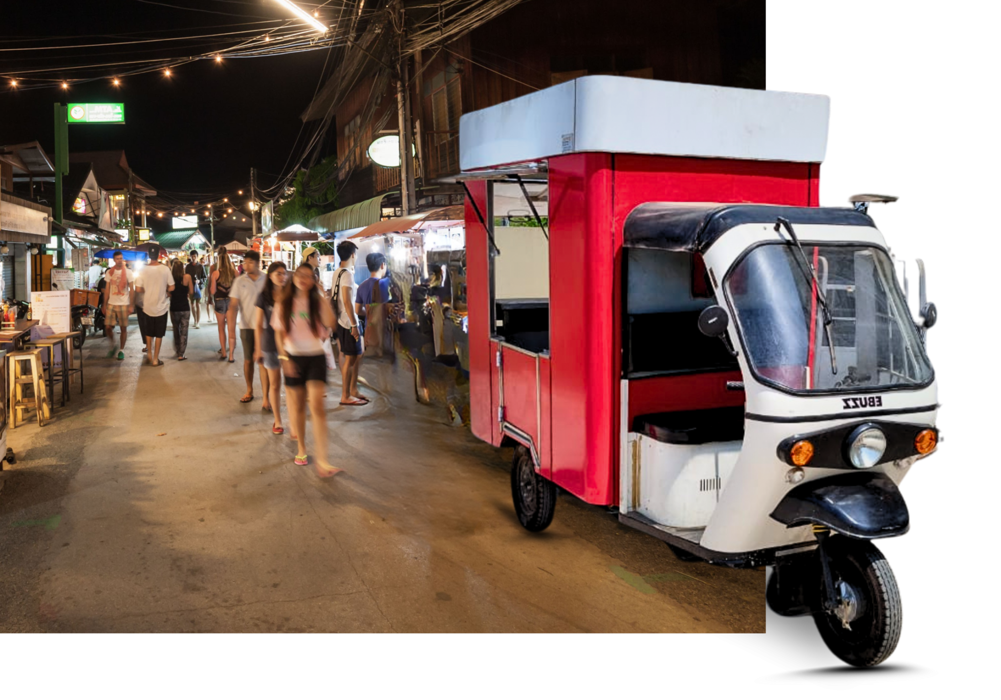 food cart E rickshaw