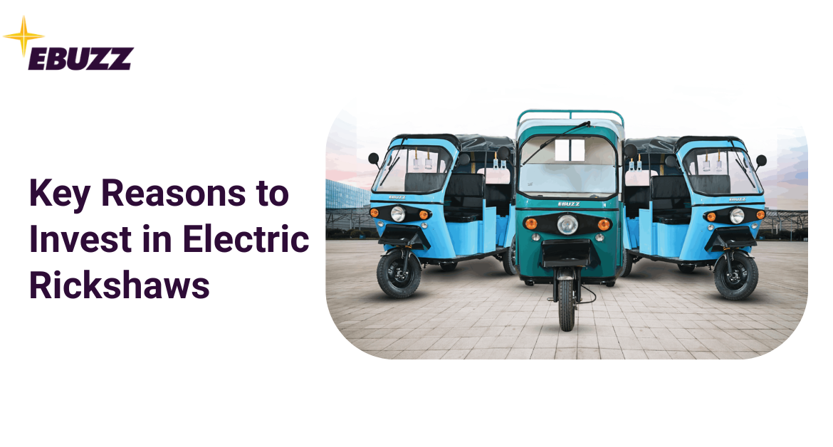 reasons to invest in electric rickshaws
