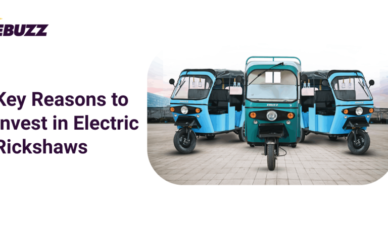 reasons to invest in electric rickshaws